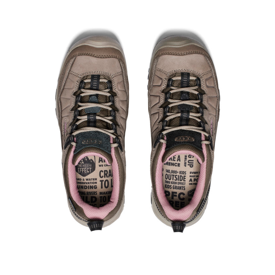 Women's Targhee IV Waterproof Hiking Shoe | Brindle/Nostalgia Rose - Image 4