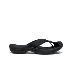 Men's Waimea Leather Flip-Flop | Black/Black