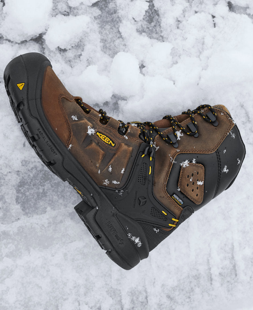 Men's Dover 8 Waterproof Boot (Carbon Toe) | Dark Earth/Black - Image 7