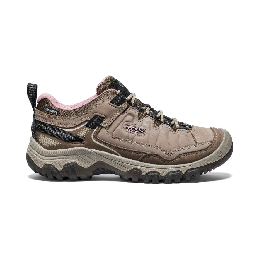 Women's Targhee IV Waterproof Hiking Shoe | Brindle/Nostalgia Rose