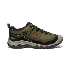 Men's Targhee IV Wide Waterproof Hiking Shoe | Dark Olive/Gold Flame