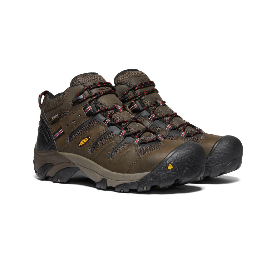 Men's Lansing Mid Waterproof (Steel Toe) | Cascade Brown/Brindle - Image 2
