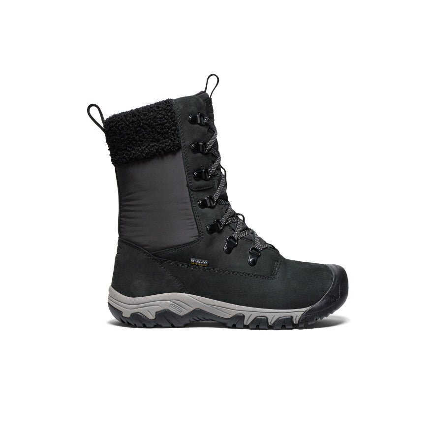 Women's Greta Tall Waterproof Boot | Black/Black