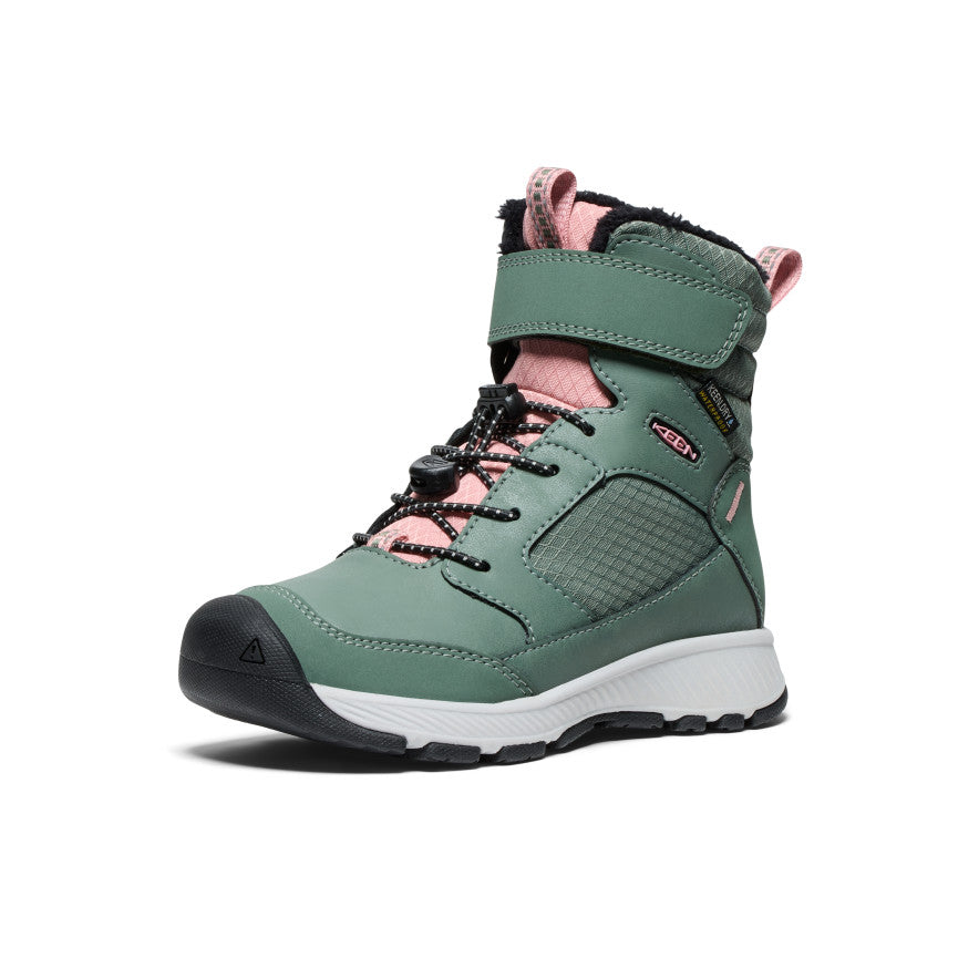 Little Kids' Skua Waterproof Winter Boot | Dark Forest/Rose Elegance - Image 3