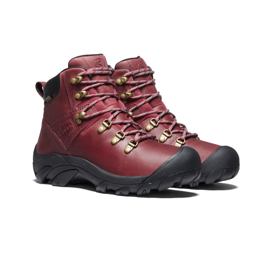 Women's Pyrenees Waterproof Hiking Boot | Tibetan Red/Black - Image 2