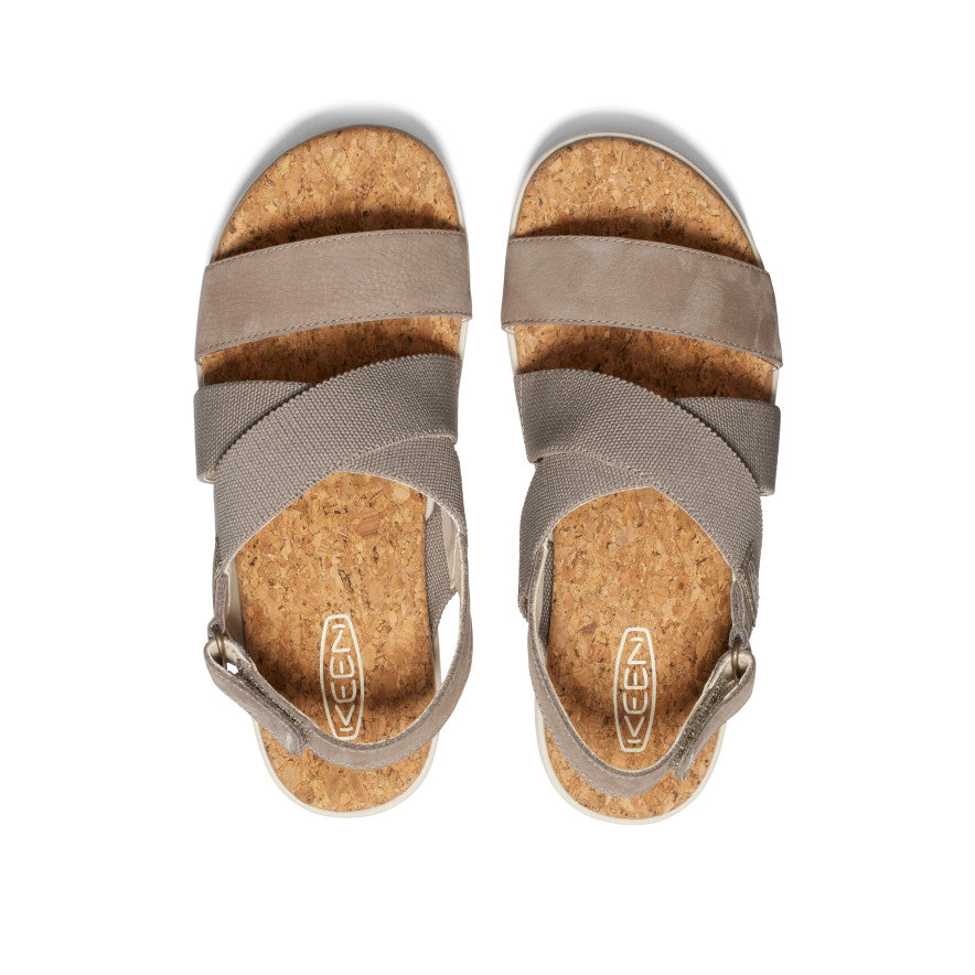 Women's Elle Criss Cross Sandal | Brindle/Birch - Image 4