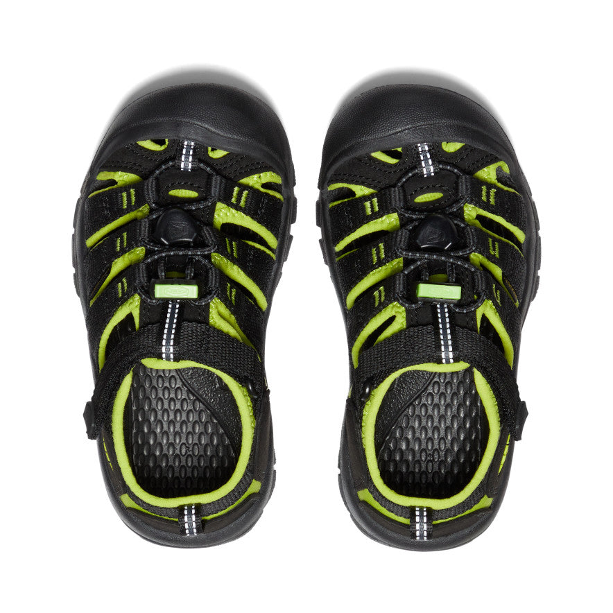 Little Kids' Newport H2 | Black/Lime Green - Image 4