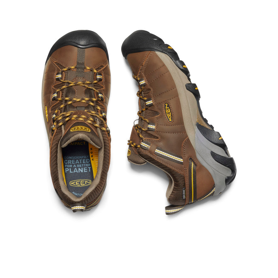 Men's Targhee II Waterproof Wide | Cascade Brown/Golden Yellow - Image 4
