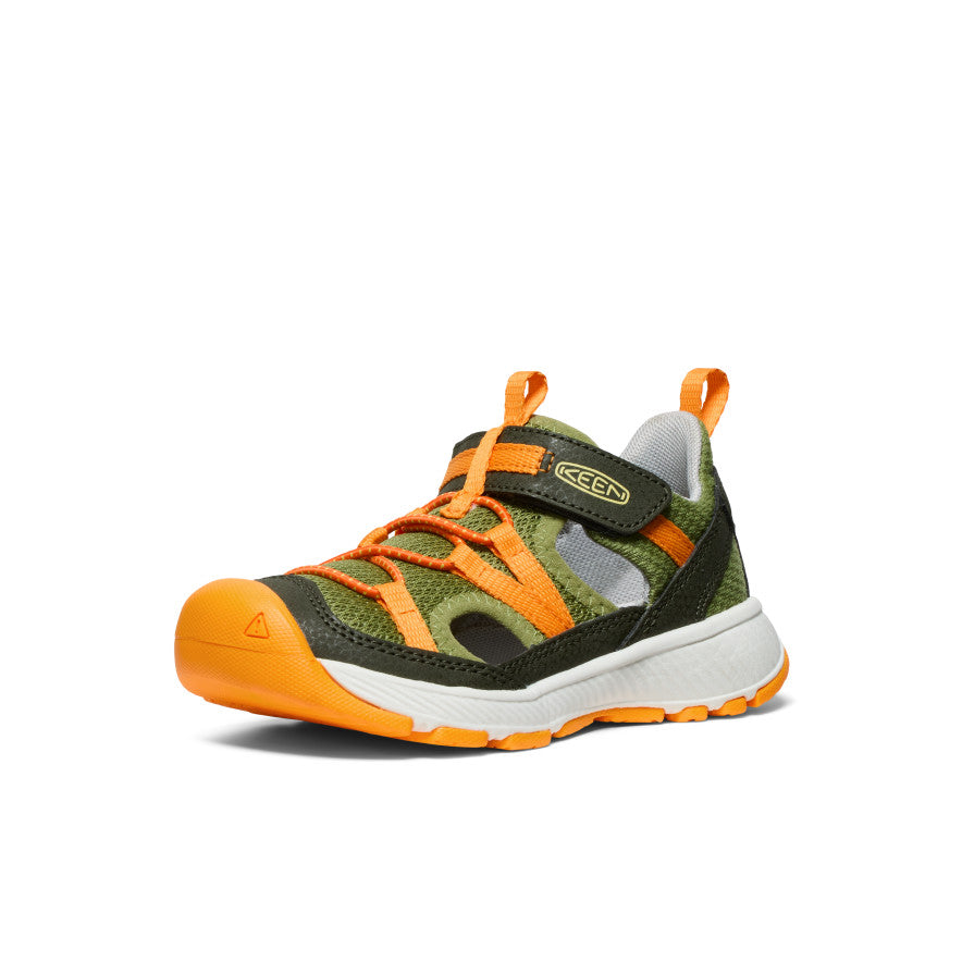 Little Kids' Motozoa Sandal | Forest Night/Bright Marigold - Image 2