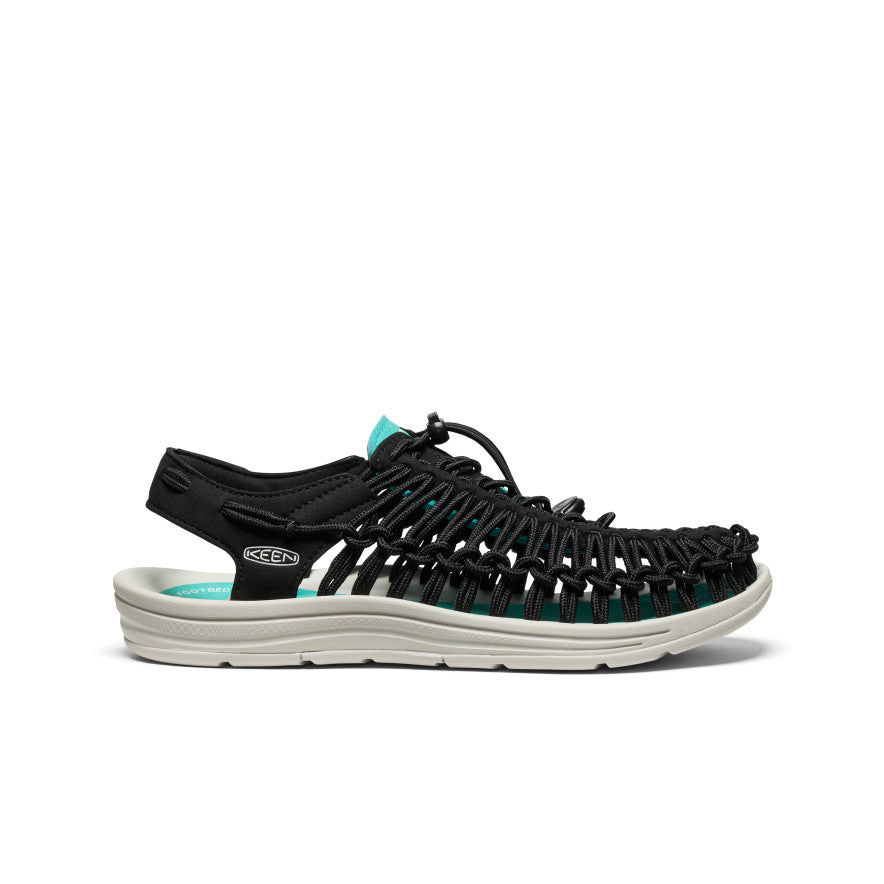 Men's UNEEK Sneaker | Black/Bright Aqua