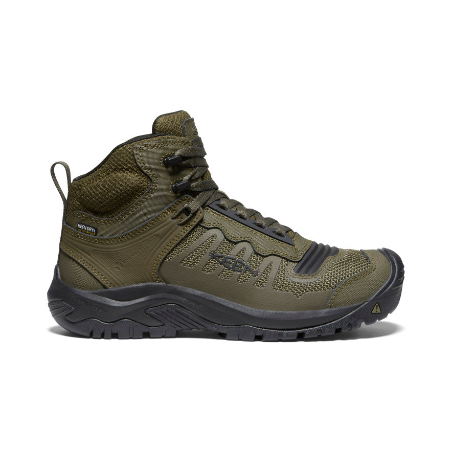 Men's Reno Waterproof Mid (Soft Toe) | Dark Olive/Black - Image 10