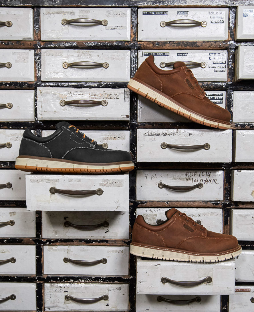 Men's San Jose Oxford (Aluminum Toe) | Black/Off White - Image 7