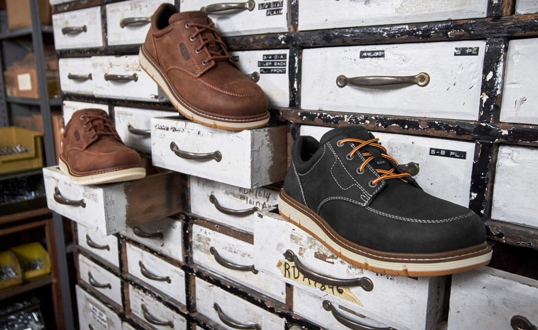 Men's San Jose Oxford (Aluminum Toe) | Gingerbread/Off White - Image 6