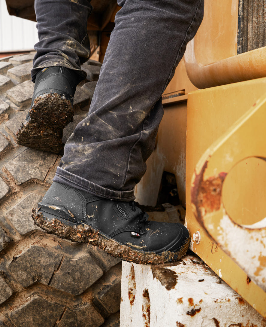 Men's Independence 6 Waterproof Boot (Carbon Toe) | Black/Black - Image 8