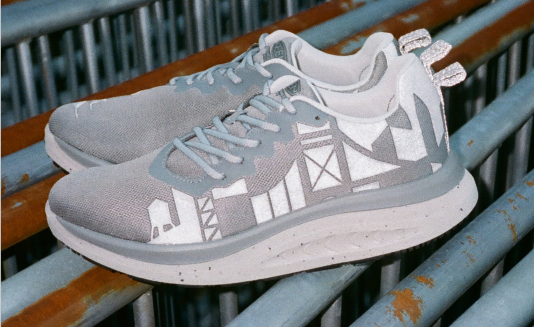 Men's WK400 Walking Shoe x Engineered Garments | Alloy/Steel Grey - Image 7