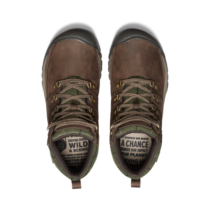 Women's Kaci III Winter Waterproof Boot | Dark Earth/Green Plaid - Image 4