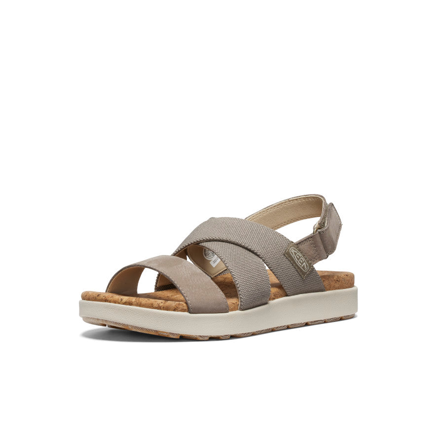 Women's Elle Criss Cross Sandal | Brindle/Birch - Image 3