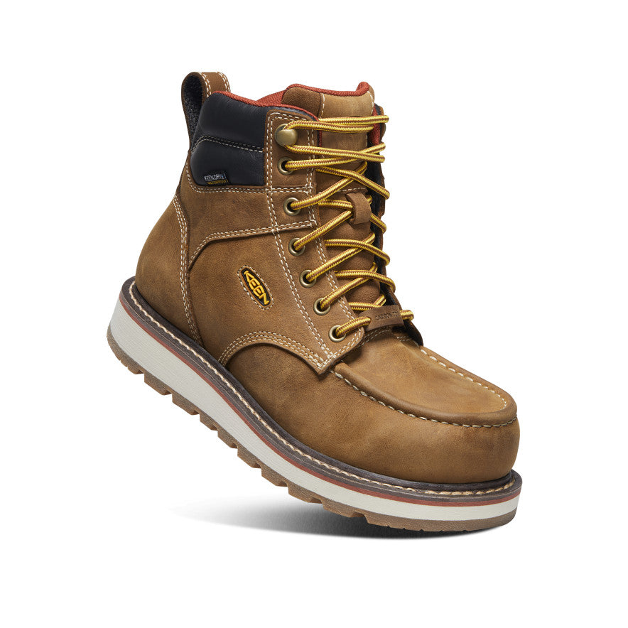 Women's Cincinnati 6 Waterproof Boot (Carbon Toe) | Belgian/Sandshell - Image 3