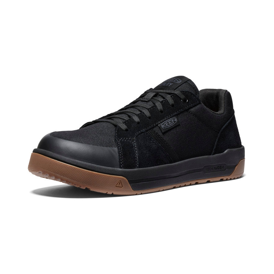 Men's Kenton Work Shoe (Carbon Toe) | Black/Gum - Image 3