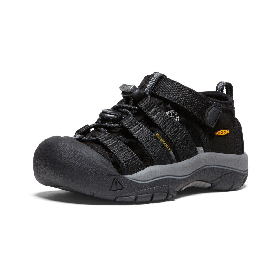 Little Kids' Newport H2 | Black/Keen Yellow - Image 3