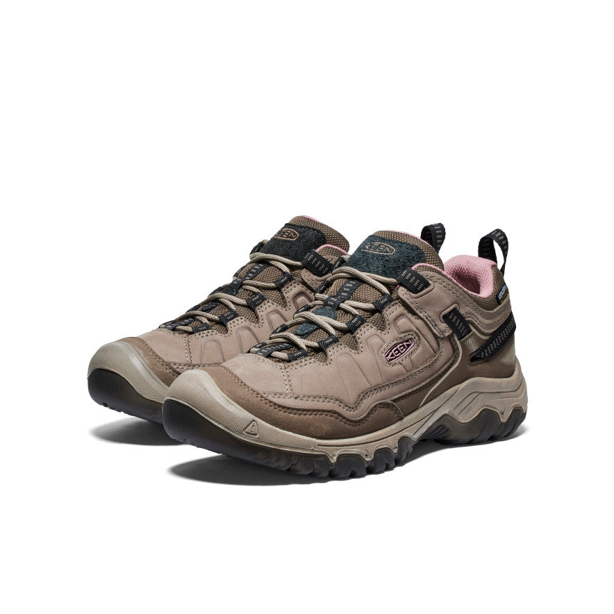 Women's Targhee IV Waterproof Hiking Shoe | Brindle/Nostalgia Rose - Image 2