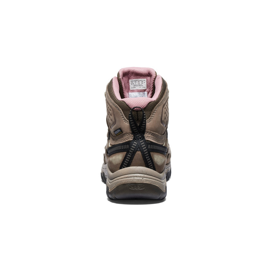 Women's Targhee IV Wide Waterproof Hiking Boot | Brindle/Nostalgia Rose - Image 5