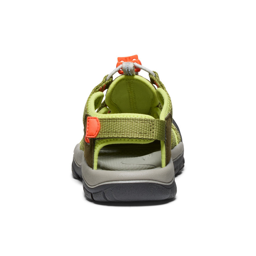 Little Kids' Newport Boundless Sandal | Dark Olive/Scarlet Ibis - Image 5