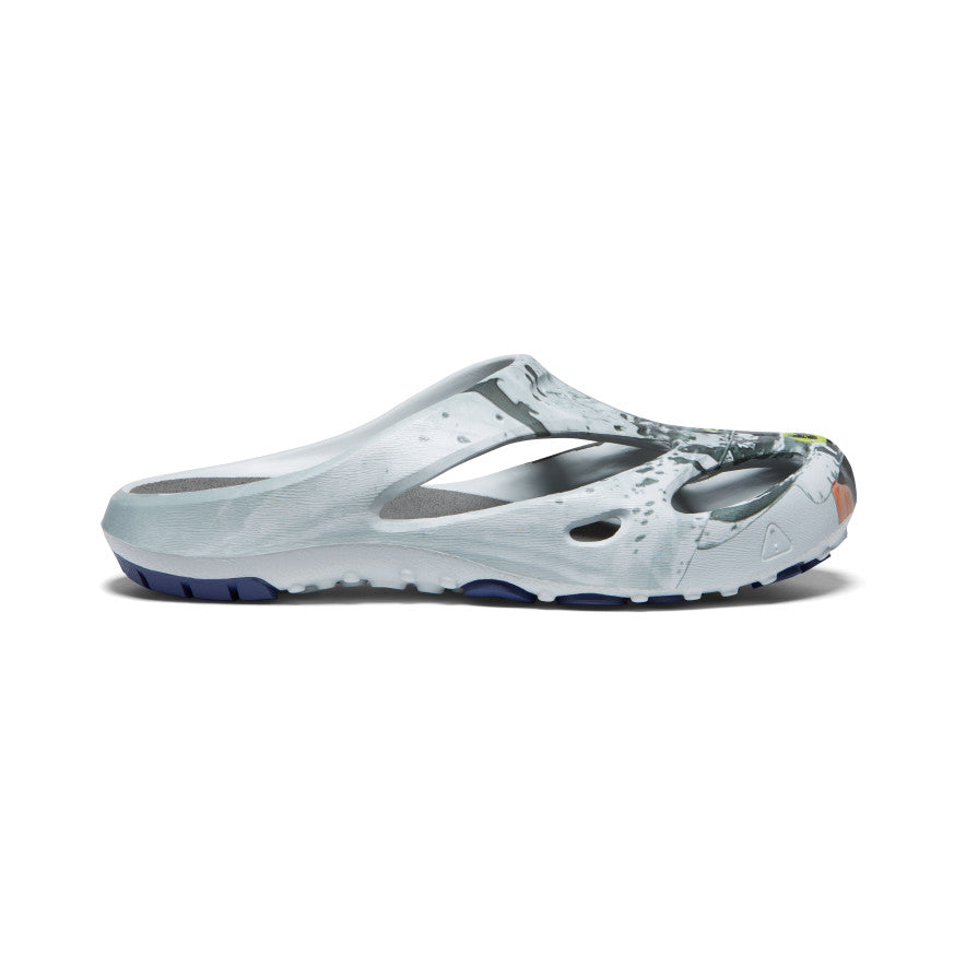 Men's Shanti Arts Clog x PG&AK | Silver Birch/Blue Depths