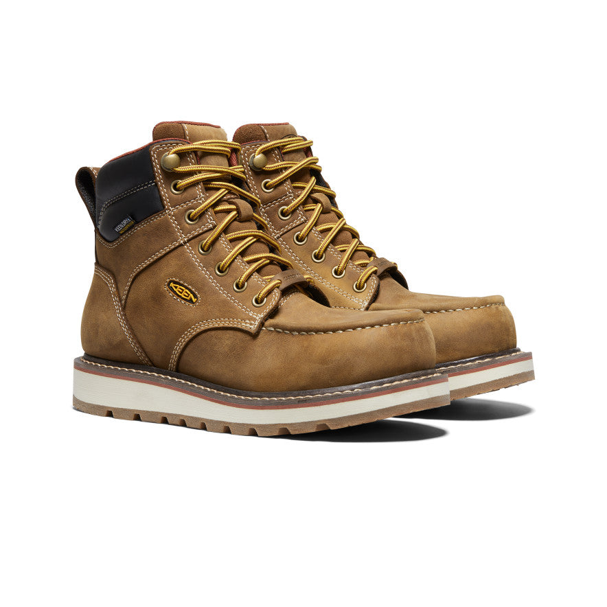 Women's Cincinnati 6 Waterproof Boot (Carbon Toe) | Belgian/Sandshell - Image 2