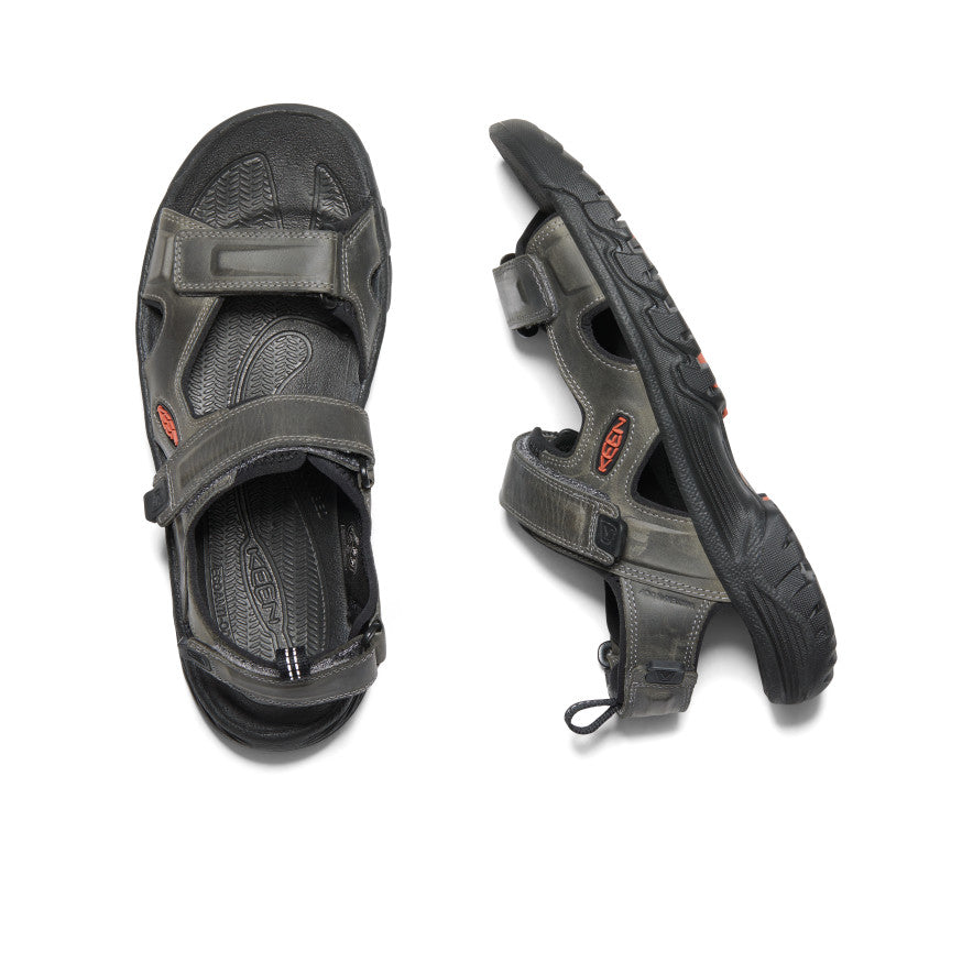 Men's Targhee III Open Toe Sandal | Grey/Black - Image 4